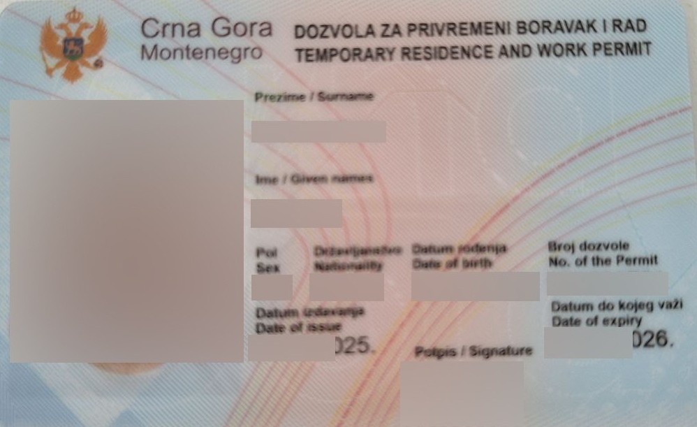 changes to the law on foreigners of montenegro